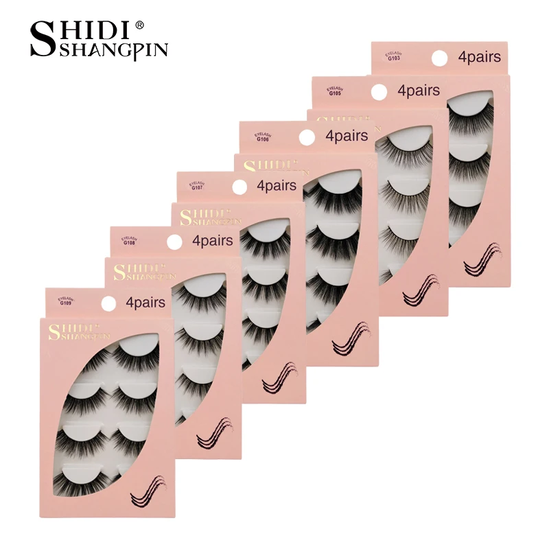 4Pairs 3D Mink False Eyelashes Natrual Long Make up Maquiagem Eyelash Extension 3D Mink False Lashes Fluffy Faux Cils Maquillage
4Pairs 3D Mink False Eyelashes Natrual Long Make up Maquiagem Eyelash Extension 3D Mink False Lashes Fluffy Faux Cils Maquillage
