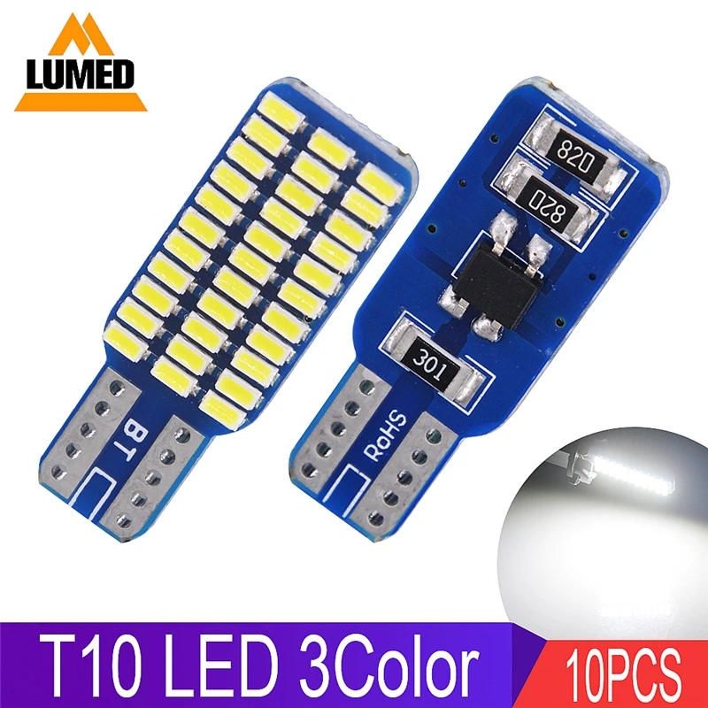 10x Car LED Light T10 W5W LEDs 33 SMD 3014 Car Clearance Side Lights Dome Lamp DC 12V
10x Car LED Light T10 W5W LEDs 33 SMD 3014 Car Clearance Side Lights Dome Lamp DC 12V