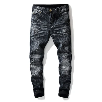 Idopy Fashion Mens Ripped Holes Jeans Straight Slim Fit Denim Pants Classic Vintage Washed Jeans For Male
Idopy Fashion Mens Ripped Holes Jeans Straight Slim Fit Denim Pants Classic Vintage Washed Jeans For Male