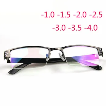 Metal Half Frame Finished Myopia Glasses Fashion Myopia Frame and Lens 100-400 Degrees Glasses -1 -1.5 -2 -2.5 -3 -3.5 -4
Metal Half Frame Finished Myopia Glasses Fashion Myopia Frame and Lens 100-400 Degrees Glasses -1 -1.5 -2 -2.5 -3 -3.5 -4