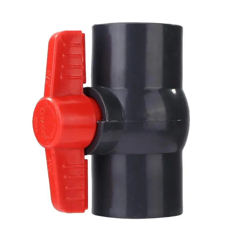 

1.5/2 inch T-Handle Shut-Off Valves Swimming Pool Equipment Water Flow Ball Valve ull Port Pipe Connector Adapter PVC Ball Valve