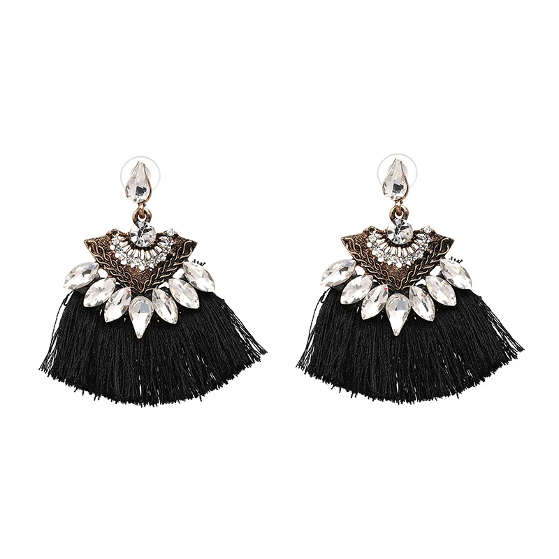 Vintage Drop Earrings For Women Ethnic Long Fringe Earrings Exaggerate Statement Jewelry Tassel Earrings pendientes flecos
Vintage Drop Earrings For Women Ethnic Long Fringe Earrings Exaggerate Statement Jewelry Tassel Earrings pendientes flecos