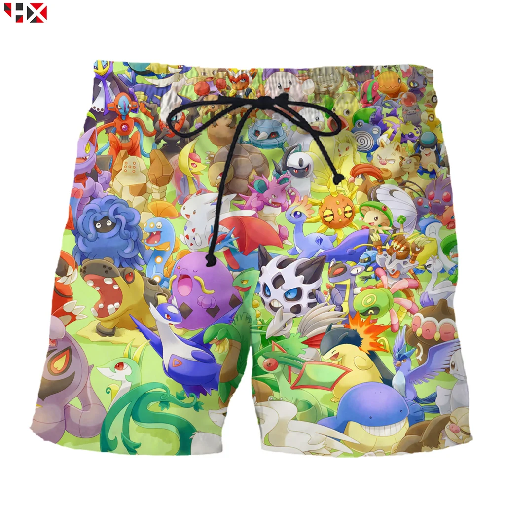 Men Board Shorts Cartoon Pokemon Funny 3D Print Shorts Men/Women Anime Elf Streetwear Harajuku Style Beach Shorts S119
Men Board Shorts Cartoon Pokemon Funny 3D Print Shorts Men/Women Anime Elf Streetwear Harajuku Style Beach Shorts S119
