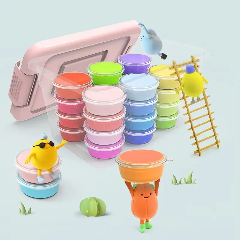 24 colors children modeling colored clay/ Kids baby box packing super light plasticine toys with tools, free shipping
24 colors children modeling colored clay/ Kids baby box packing super light plasticine toys with tools, free shipping