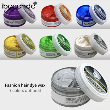 100g Unisex Hair Color Wax Mud Hair Dye Molding Hair Styling Coloring Paste Grandma Grey Green Hair Dye Wax Ceam Harajuku Style
100g Unisex Hair Color Wax Mud Hair Dye Molding Hair Styling Coloring Paste Grandma Grey Green Hair Dye Wax Ceam Harajuku Style