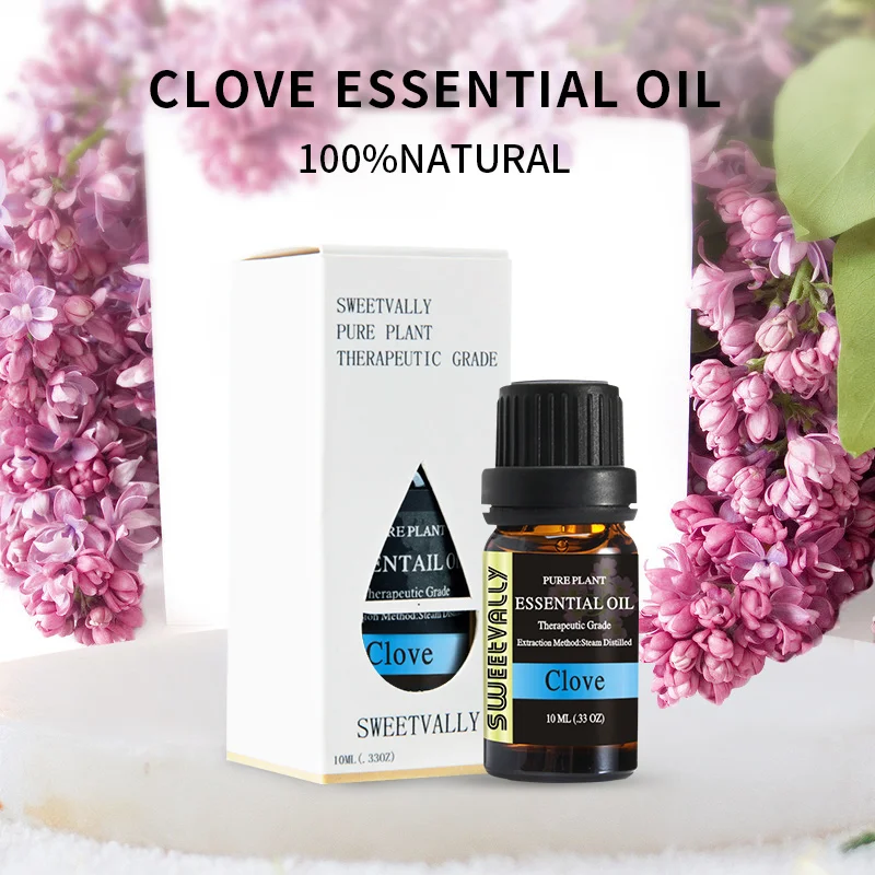 10ml Clove Essential Oil Natural Plant Aromatherapy Relaxing Fragrance Essential Oils for Car Air Humidifier Freshener
10ml Clove Essential Oil Natural Plant Aromatherapy Relaxing Fragrance Essential Oils for Car Air Humidifier Freshener