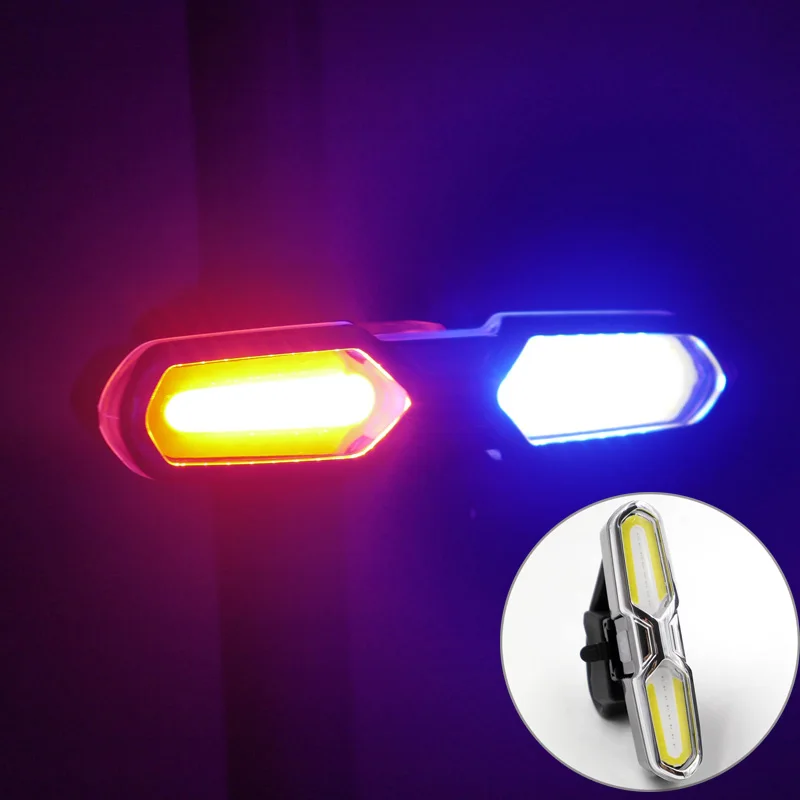 Rechargeable COB LED USB Mountain Bike Tail Light Taillight MTB Safety Warning Bicycle Rear Light Bicycle Lamp
Rechargeable COB LED USB Mountain Bike Tail Light Taillight MTB Safety Warning Bicycle Rear Light Bicycle Lamp