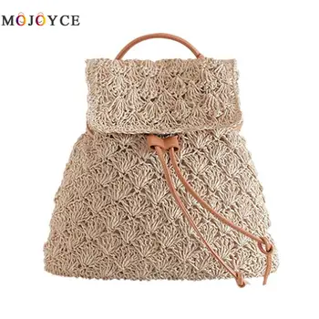 Hollow Out Straw Weave Summer Women Backpack Croch Knitted Drawstring Beach Boho Straw Backpack Mochila Feminina
Hollow Out Straw Weave Summer Women Backpack Croch Knitted Drawstring Beach Boho Straw Backpack Mochila Feminina