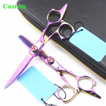 Custom professional japan 5.5 inch Rainbow hair scissors cutting makas barber hair salon thinning shears hairdressing scissors
Custom professional japan 5.5 inch Rainbow hair scissors cutting makas barber hair salon thinning shears hairdressing scissors