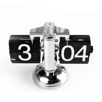 Creative auto digital quartz flip page turning small scale table clock desk mechanism calendar for home decoration black/white
Creative auto digital quartz flip page turning small scale table clock desk mechanism calendar for home decoration black/white