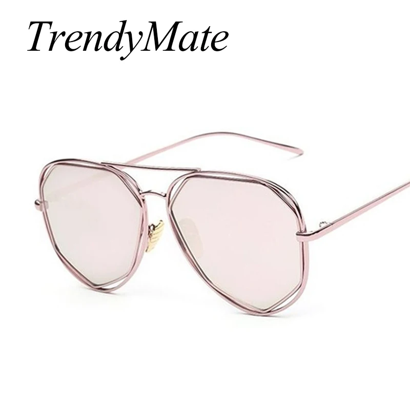 Hot 2018 Metal Frame Women Fashion Sunglasses Geometry Double-Bridge Unique Brand Design Sunglasses Mirror Glasses UV400 055M
Hot 2018 Metal Frame Women Fashion Sunglasses Geometry Double-Bridge Unique Brand Design Sunglasses Mirror Glasses UV400 055M