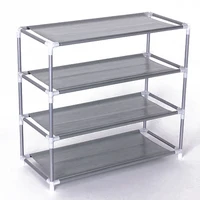 Non-woven Fabric Storage Shoe Rack Hallway Cabinet Organizer Holder removable door shoe storage cabinet shelf DIY Home Furniture image