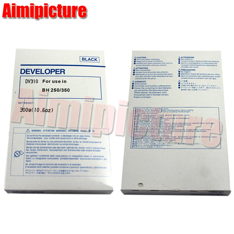 

For Minolta Bizhub BH250 250 BH350 350 282 BH282 362 BH362 DV310 Black Developer Powder copier part 300g/bag