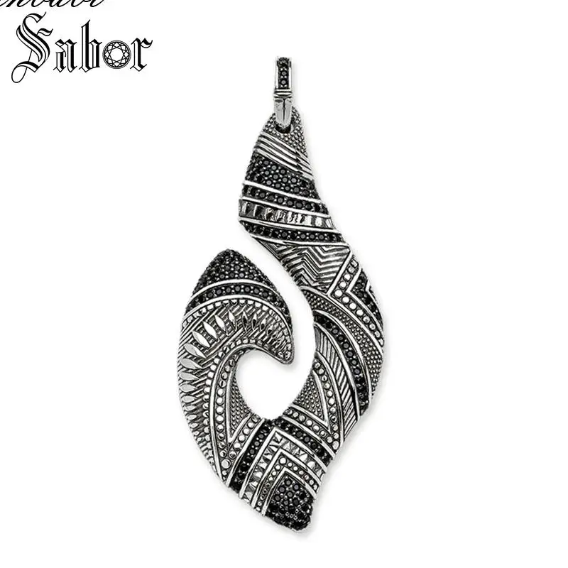 Hook Ethnic Maori Pendant 925 Sterling Silver For Women Men Fashion Jewelry Good Gift Heart Rebel Pendant Fit Necklace thomas
Hook Ethnic Maori Pendant 925 Sterling Silver For Women Men Fashion Jewelry Good Gift Heart Rebel Pendant Fit Necklace thomas