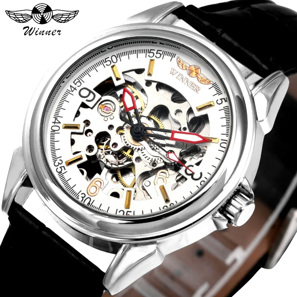 WINNER Brand Unisex Automatic Self-Wind Mechanical Watch Skeleton Dial Lovers Wrist Watches Couple Clock
WINNER Brand Unisex Automatic Self-Wind Mechanical Watch Skeleton Dial Lovers Wrist Watches Couple Clock