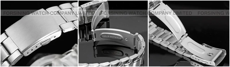 2017 Hot Selling Winner Brand Classic Men Stainless Steel Automatic Mechanical Custom Logo Watch