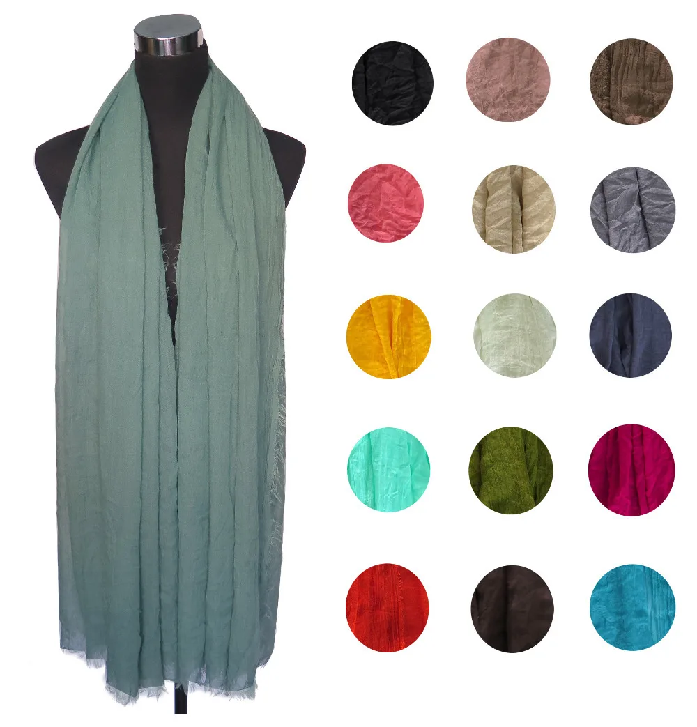 Super Large! Frayed Edges Solid Color Plain Women's Scarf Shawl Hijab Head Wrap, Free Shipping
Super Large! Frayed Edges Solid Color Plain Women's Scarf Shawl Hijab Head Wrap, Free Shipping