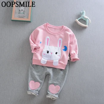 2017 spring autumn children girl clothing set baby girls sports cartoon Rabbit cotton shirt+pants 2pcs kids clothing set suit
2017 spring autumn children girl clothing set baby girls sports cartoon Rabbit cotton shirt+pants 2pcs kids clothing set suit