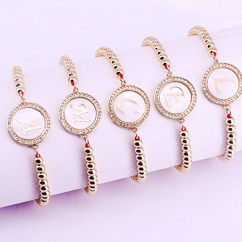 10Pcs Round Micro pave cz shell 26 Alphabet Letter Connector Braided Macrame Charm Beaded Bracelet Adjustable Rope Jewelry
10Pcs Round Micro pave cz shell 26 Alphabet Letter Connector Braided Macrame Charm Beaded Bracelet Adjustable Rope Jewelry