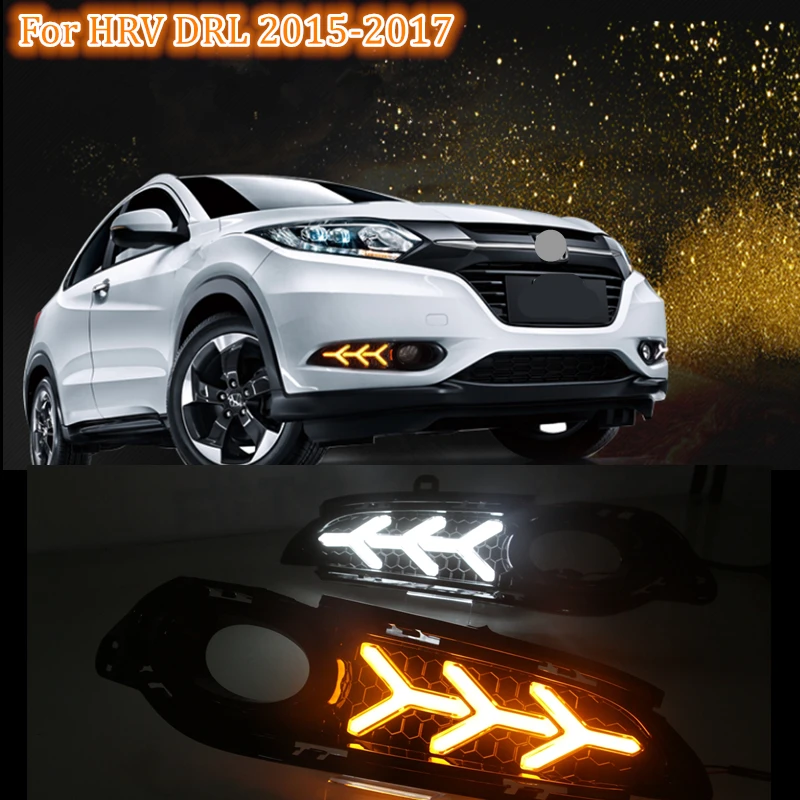ShinMan For Honda HRV HR-V 2015 2016 2017 flowing Turn Yellow Signal Relay Waterproof Car DRL 12V LED Daytime Running Light
ShinMan For Honda HRV HR-V 2015 2016 2017 flowing Turn Yellow Signal Relay Waterproof Car DRL 12V LED Daytime Running Light