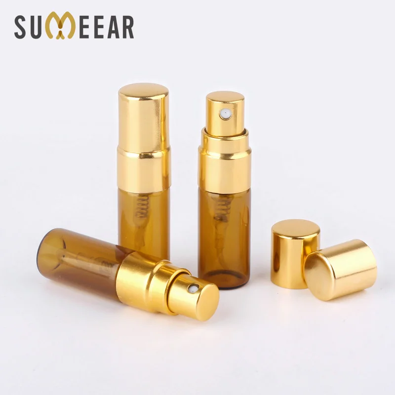 100 Pcs/Lot Trial Pack 3ML Amber SPRAY BOTTLE Refillable Perfume Bottle GOLD Spray Bottle Atomizer Cosmetic Container Case
100 Pcs/Lot Trial Pack 3ML Amber SPRAY BOTTLE Refillable Perfume Bottle GOLD Spray Bottle Atomizer Cosmetic Container Case