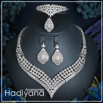 Hadiyana Top Quality Bridal Jewelry Sets For Women New Elegent Zircon Paved Bohemia Set Jewelry Wedding Party Accessories 2356w
Hadiyana Top Quality Bridal Jewelry Sets For Women New Elegent Zircon Paved Bohemia Set Jewelry Wedding Party Accessories 2356w
