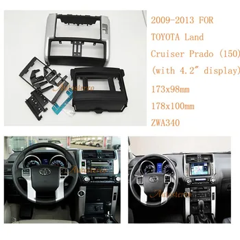 11-340 Car Radio Fascia multimedia Frame Kit For TOYOTA Land Cruiser Prado (150) 2009-2013 with 4.2" display Facia Panel Trim
11-340 Car Radio Fascia multimedia Frame Kit For TOYOTA Land Cruiser Prado (150) 2009-2013 with 4.2" display Facia Panel Trim