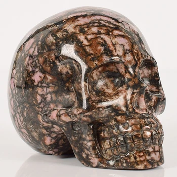 3 inch skull figurine Handmade Natural rhodolite Human Shape Carved Skull statue craft Realistic Feng Shui healing Home decor
3 inch skull figurine Handmade Natural rhodolite Human Shape Carved Skull statue craft Realistic Feng Shui healing Home decor