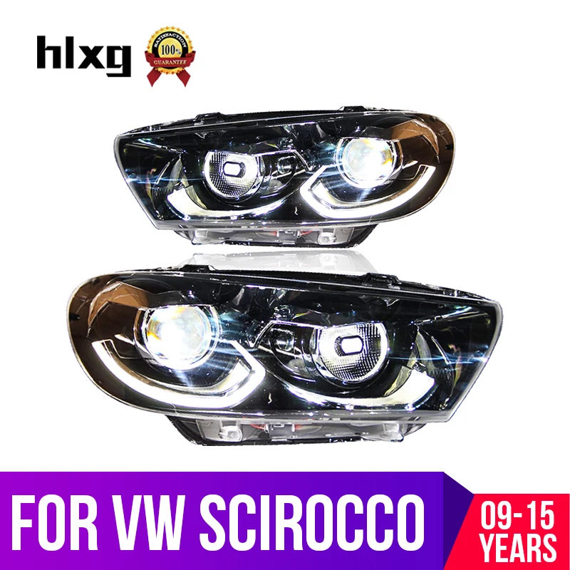 hlxg 2pcs Car styling LED HID Rio LED headlights Head Lamp case for Volkswagen Scirocco 2009-2015 Headlight Assembly for car
hlxg 2pcs Car styling LED HID Rio LED headlights Head Lamp case for Volkswagen Scirocco 2009-2015 Headlight Assembly for car