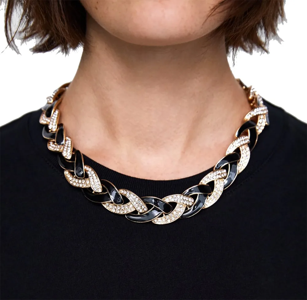 JUJIA Women's 2019 New Mteal Knit ZA Classic Necklace of Christmas Gift Jewelry Wedding Party Crystal Long Pendant&Necklace
JUJIA Women's 2019 New Mteal Knit ZA Classic Necklace of Christmas Gift Jewelry Wedding Party Crystal Long Pendant&Necklace