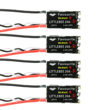 4pcs Racing Drone Quadcopter Multicopter FVT LittleBee BLHeli_S SPRING 2-6S 20A ESC DSHOT Speed Controller for QAV-X Loki FPV
4pcs Racing Drone Quadcopter Multicopter FVT LittleBee BLHeli_S SPRING 2-6S 20A ESC DSHOT Speed Controller for QAV-X Loki FPV