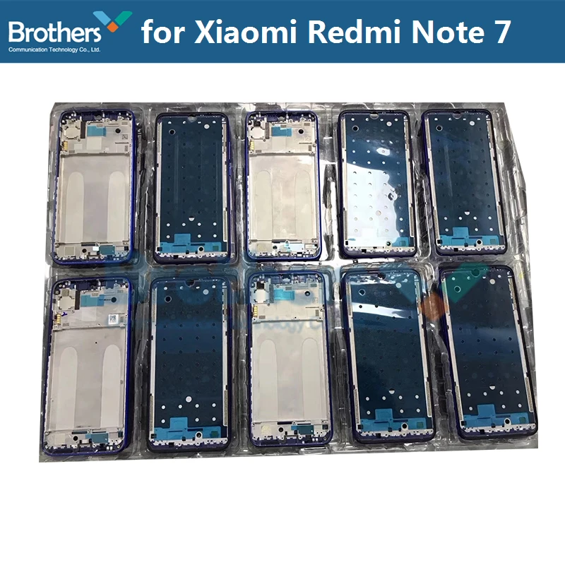 Front Frame For Xiaomi Redmi Note 7 Screen Bezel Holder for Xiaomi Redmi Note 7 LCD Plate Housing Phone Replacement Black Blue (3)