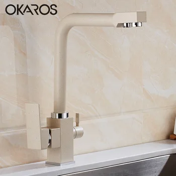 OKAROS Kitchen Faucet Water Filter Tap Dual Sprayer Drinking Water Tap Vessel Sink Mixer Tap Torneira
OKAROS Kitchen Faucet Water Filter Tap Dual Sprayer Drinking Water Tap Vessel Sink Mixer Tap Torneira