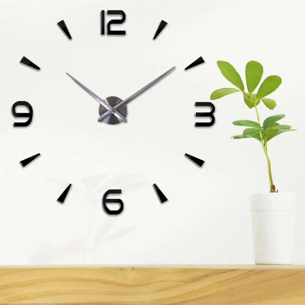 3d Big Wall Clock Home Decor Mirror Wall Clock Sticker Living Room quartz watch Creative reloj de pared Unique Gift
3d Big Wall Clock Home Decor Mirror Wall Clock Sticker Living Room quartz watch Creative reloj de pared Unique Gift