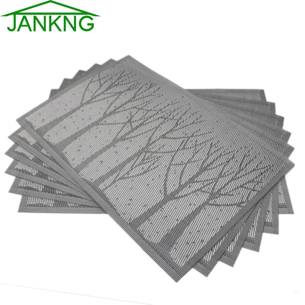 JANKNG 6 Piece Fashion PVC Dining Table Mat Tree Placemat Europe Style Kitchen Tool Tableware Pad Coaster Coffee Tea Place Mat
JANKNG 6 Piece Fashion PVC Dining Table Mat Tree Placemat Europe Style Kitchen Tool Tableware Pad Coaster Coffee Tea Place Mat