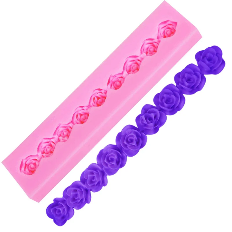 Rose Flowers Cake Mold Fondant Cake Moulds Soap Mold Baking Tools Cupcake Decprating Suagrcraft
Rose Flowers Cake Mold Fondant Cake Moulds Soap Mold Baking Tools Cupcake Decprating Suagrcraft