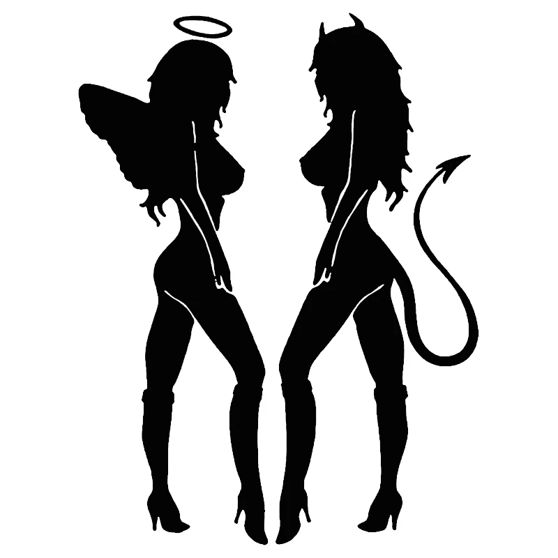 Car Sticker Vinyl ANGEL DEVIL Sexy Girl fun Personality Sticker On Car Funny 3D Decal Motorcycle Stickers Car Styling 10.5*14cm
Car Sticker Vinyl ANGEL DEVIL Sexy Girl fun Personality Sticker On Car Funny 3D Decal Motorcycle Stickers Car Styling 10.5*14cm