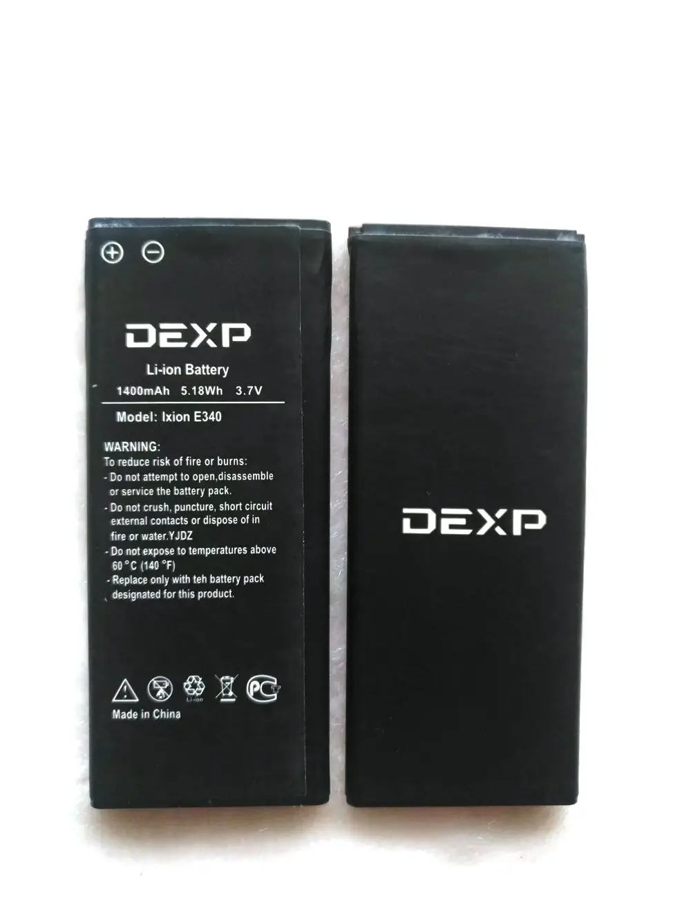 1PCS New 100% High Quality Ixion E340 Battery for DEXP Ixion E340 mobile phone in stock+ track code
1PCS New 100% High Quality Ixion E340 Battery for DEXP Ixion E340 mobile phone in stock+ track code
