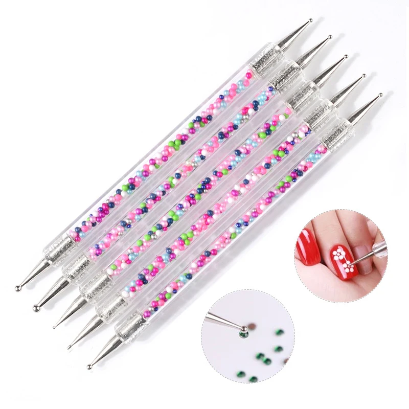 5Pcs/Set Caviar Nail Art Dotting Pen Acrylic 2 Way UV Gel Painting Drawing Brush Salon Decorations Manicure Tools Kit
5Pcs/Set Caviar Nail Art Dotting Pen Acrylic 2 Way UV Gel Painting Drawing Brush Salon Decorations Manicure Tools Kit