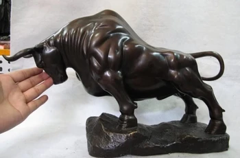 free shipping 11 Spain Art statuary Bronze Copper FengShui Money wealth corrida OX Bull Statue
free shipping 11 Spain Art statuary Bronze Copper FengShui Money wealth corrida OX Bull Statue