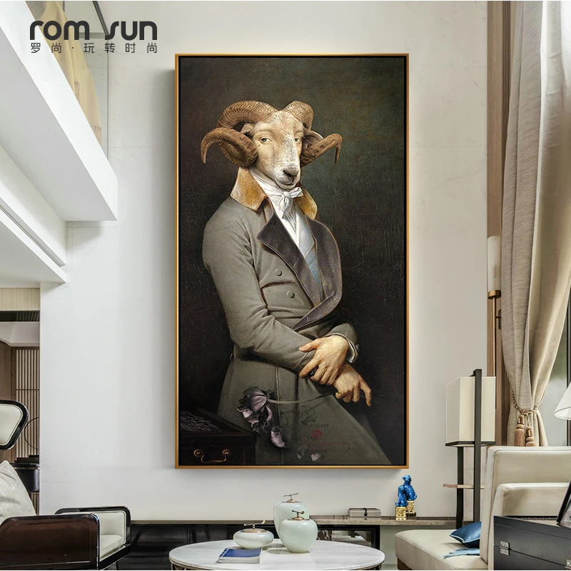 Nordic Style Goat Count Poster Cavans Painting Wall Art Pictures For Living Room Home Decor Fashion HD Posters And Prints LS044
Nordic Style Goat Count Poster Cavans Painting Wall Art Pictures For Living Room Home Decor Fashion HD Posters And Prints LS044