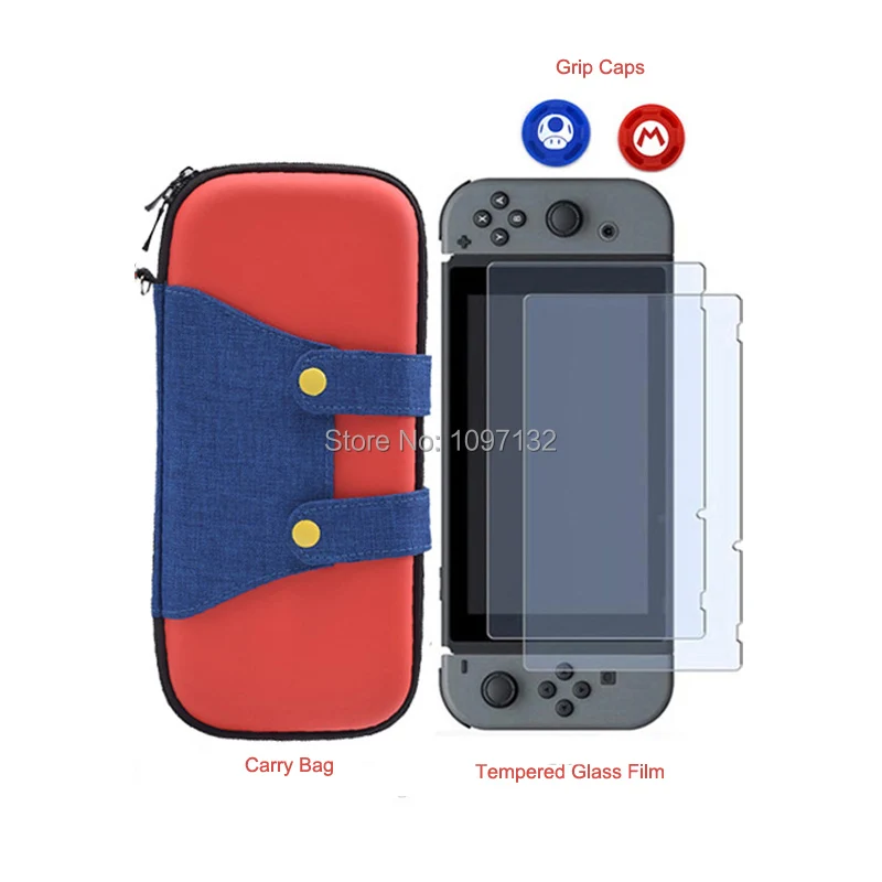 Nintend Switch Carrying Case Accessories Storage Bag Protection Hard EVA Travel Case for NS Console (2)