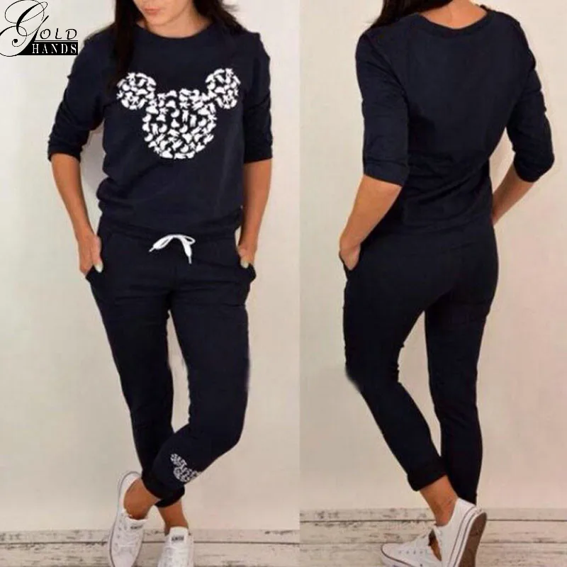 Gold Hands Autumn Female Two Piece Clothing Set For Women Tracksuit Long Sleeve Print Sweatshirt Pant Outfit Leisure Sweat Suit
Gold Hands Autumn Female Two Piece Clothing Set For Women Tracksuit Long Sleeve Print Sweatshirt Pant Outfit Leisure Sweat Suit