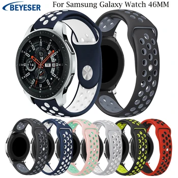 For Samsung Galaxy Watch 46mm Sport Silicone Strap Replacement Band for Samsung S3 Frontier/Classic band bracelet 22mm Wrist
For Samsung Galaxy Watch 46mm Sport Silicone Strap Replacement Band for Samsung S3 Frontier/Classic band bracelet 22mm Wrist