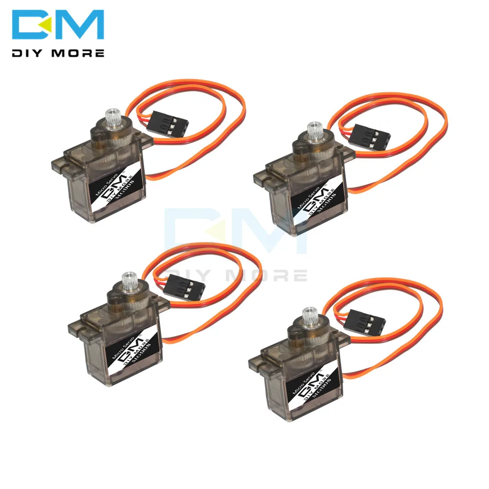 4PCS MG90S 9g MG90 Metal Gear Digital Micro Servos for Aircraft Model 450 RC Helicopter Plane Boat Car Helm 5 Microseconds
4PCS MG90S 9g MG90 Metal Gear Digital Micro Servos for Aircraft Model 450 RC Helicopter Plane Boat Car Helm 5 Microseconds