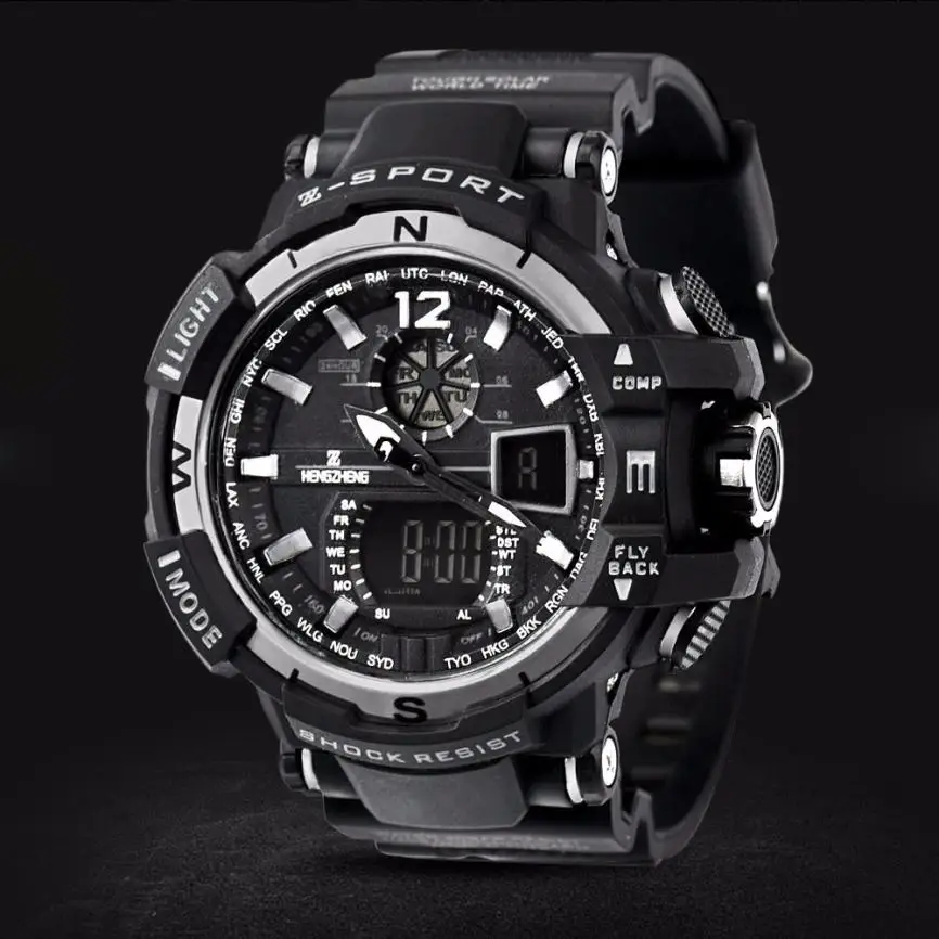Hot 2017 1PC Fashion Men's Rubber Band LED Digital Sports Waterproof Diving Quartz Wrist Watch masculino relogio feminino Ma3
Hot 2017 1PC Fashion Men's Rubber Band LED Digital Sports Waterproof Diving Quartz Wrist Watch masculino relogio feminino Ma3