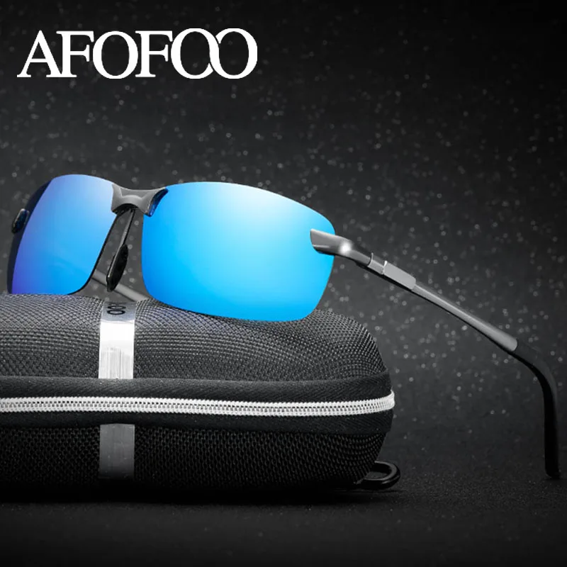 AFOFOO Aluminum Magnesium Polarized Sunglasses Brand Design Square Men Driving Sun Glasses Eyewear UV400 Shades gafas de sol
AFOFOO Aluminum Magnesium Polarized Sunglasses Brand Design Square Men Driving Sun Glasses Eyewear UV400 Shades gafas de sol