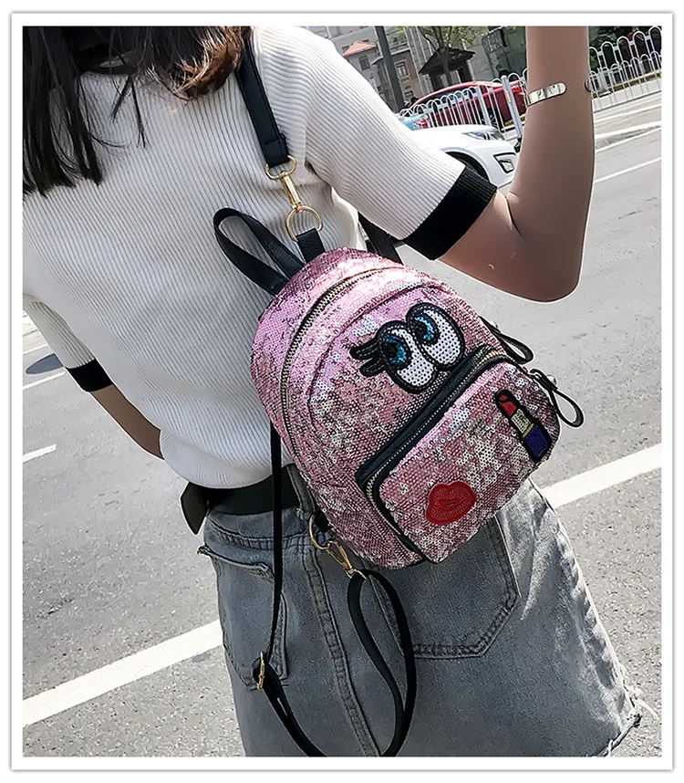 Mini Backpacks for Girls Sequin Backpack School Bags for Teenage Girls Backpack Women Mochila Feminina Cute Women Rugzak Lady
Mini Backpacks for Girls Sequin Backpack School Bags for Teenage Girls Backpack Women Mochila Feminina Cute Women Rugzak Lady