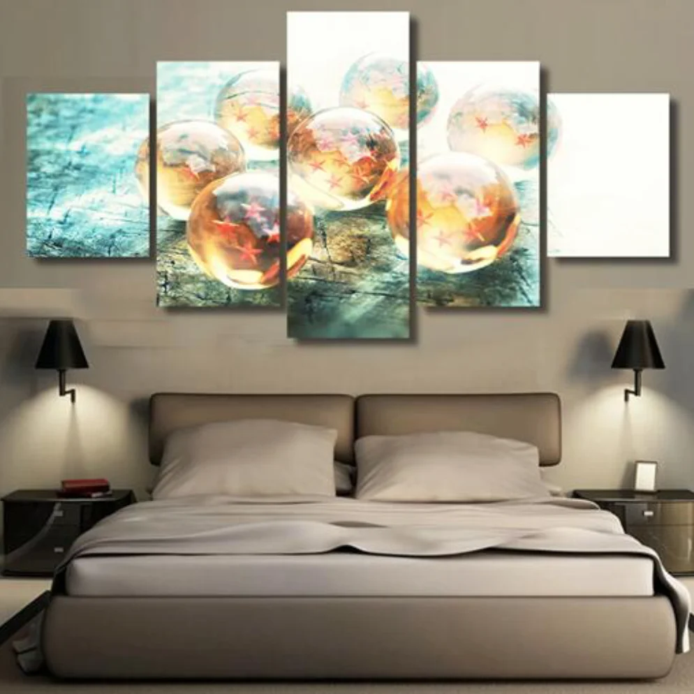 5 Panel Animation Painting Dragon Balls Home Decor For Living Room Modern Canvas Printed Decoration Pictures Artwork Poster
5 Panel Animation Painting Dragon Balls Home Decor For Living Room Modern Canvas Printed Decoration Pictures Artwork Poster