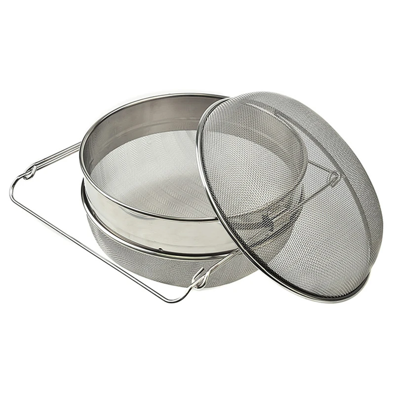 DLKKLB Stainless Steel Bilayer Honey Filters Strainer Network Stainless Steel Screen Mesh Filter Beekeeping Tools Honey Tools
DLKKLB Stainless Steel Bilayer Honey Filters Strainer Network Stainless Steel Screen Mesh Filter Beekeeping Tools Honey Tools